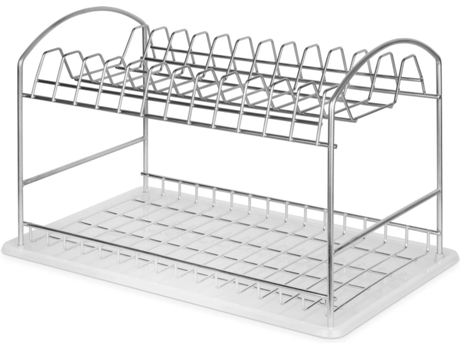 EMUCA Escurreplatos para Encimera Suprastar- 435X270X275Mm- Acero- Cromado