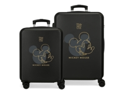 Maleta de Cabina DISNEY Mickey Outline Negro (55cm/65cm)