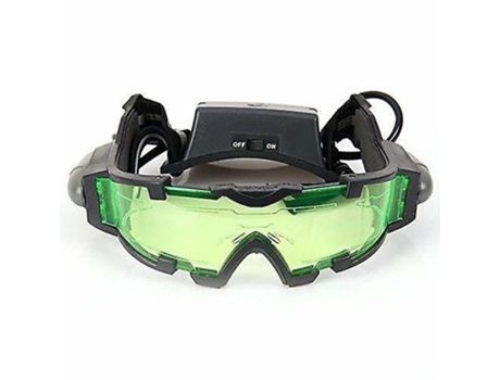 Gafas de visión nocturna Chronus con luz LED abatible para actividades nocturnas, color negro BISBISOUS