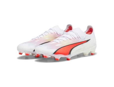 Botas de fútbol Unisex para Fútbol PUMA Ultra Ultimate Fg Blanco (40)