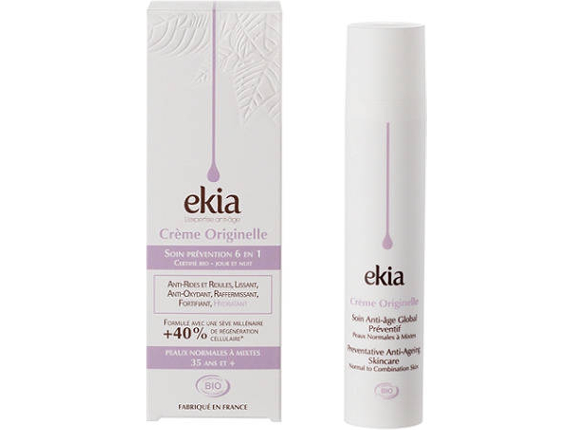 Crema Facial EKIA Anti-Edad Original Piel Normal y Mixta (50 ml)