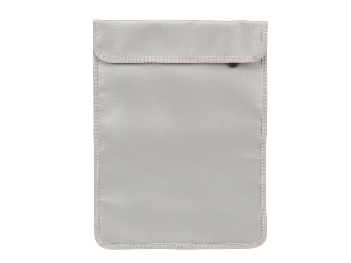 Bolsa De Documentos Ignífuga 2000°f Impermeable Con Cremallera Y Franjas Reflectivas Para Valores Y Dinero