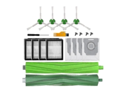 16 Piezas De Repuesto Compatibles Con Irobot Roomba I7, I7+, E5, E6: Cepillos Principales, Cepillos Laterales, Filtros, Duraderos