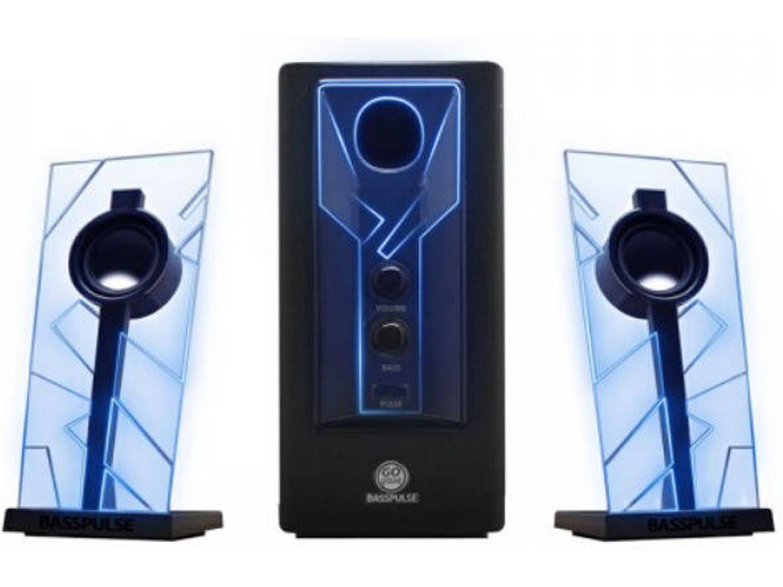 Altavoz GO GROOVE Basspulse 2.1 K (Azul - 40 W)