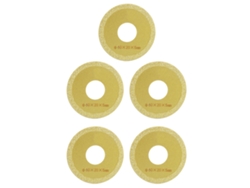 5 Discos De Corte De Diamante, Hoja De Sierra De Oro Sinterizado Para Mármol, Herramientas De Pulido Rápido, 60 Mm