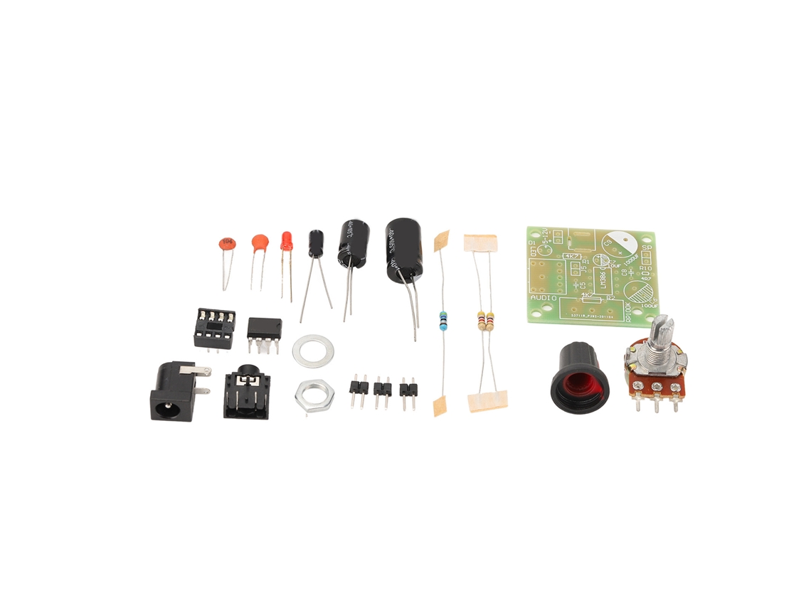 2026as-kit Amplificador De Audio Lm386 Módulo Diy Electrónico Super Mini Placa Pcb Fr4-a 3-12v