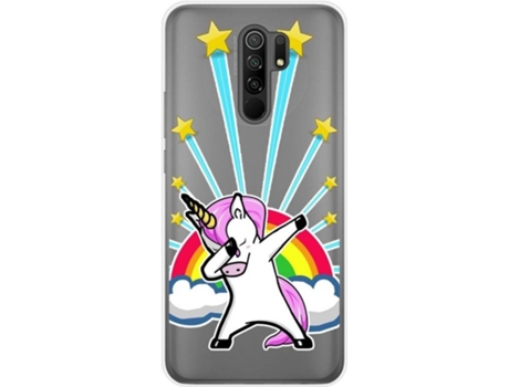 Carcasa Xiaomi Redmi 9 TUMUNDOSMARTPHONE Dibujos Transparente Multicolor