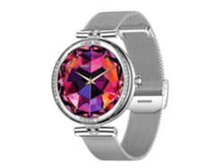 Reloj inteligente Nx17 Pro con correa de acero y pantalla AMOLED de 1,19 pulgadas, compatible con monitorización de salud y llamadas Bluetooth. Ly Ebike