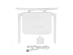 Router Inalámbrico 4g Lte 300 Mbps 4 Antenas Hotspot Wifi Móvil Desbloqueado Con Ranura Para Tarjeta Sim Y Conector Ee. Uu.