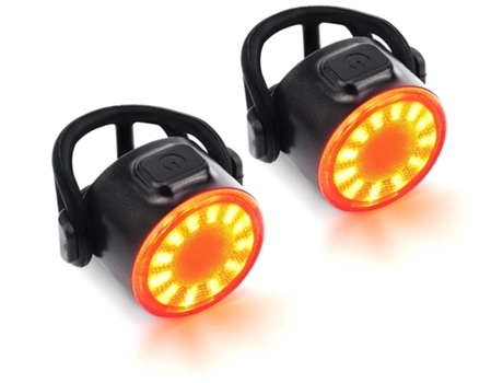 Luces para bicicleta Luz trasera para bicicleta Luz trasera para bicicleta recargable por USB Luz para bicicleta súper brillante Le-Black ENZONS