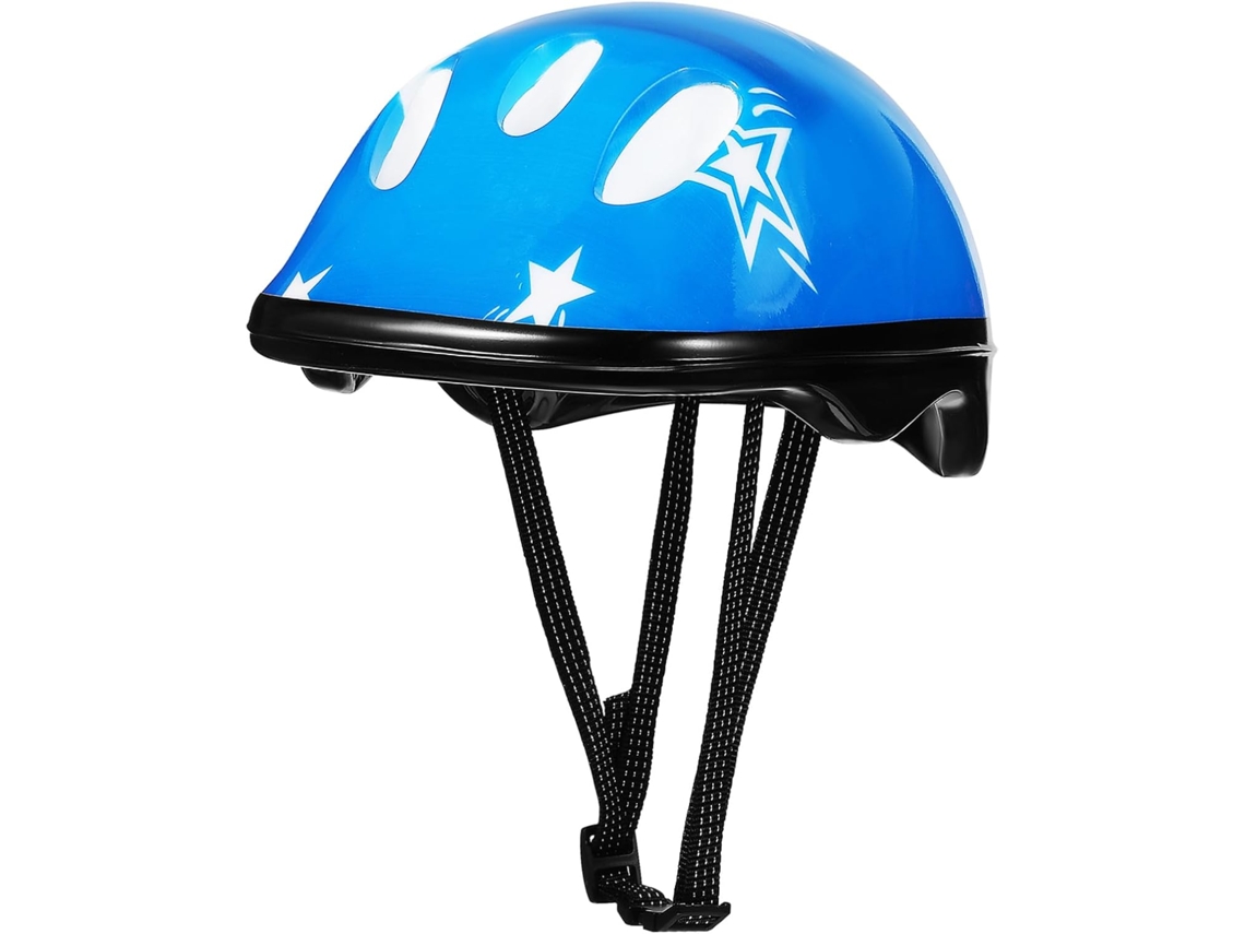 Casco Azul Ventilado Para Niños Y Niñas, Ideal Para Una Protección Segura En Patinetes Y Monopatines.