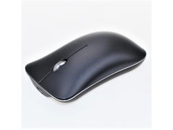 Ratón inalámbrico USB Yizhood de metal con Bluetooth 5.0, recargable, de aleación de aluminio, Bluetooth 5.0 3.0, 2,4 g, silencioso, color negro