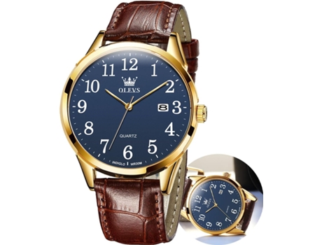 VEANXIN Reloj mecánico automático para mujer Reloj de cuero resistente al agua con diamantes(azul)