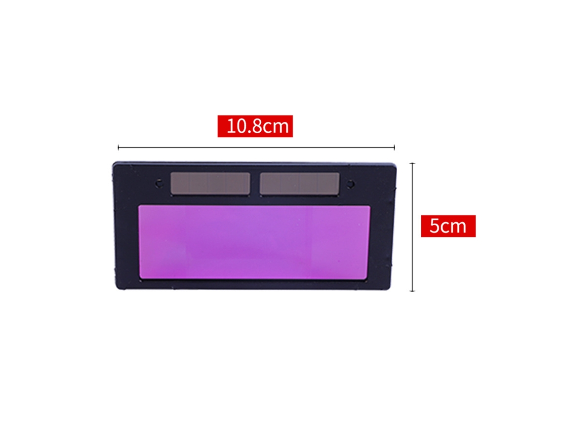 Lente Solar Autooscurecedora Para Casco De Soldadura Con Protección Uv Y Visión Nítida De 4,25" X 2".
