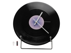 Reloj De Pared Decorativo Retro De Vinilo De 30 Cm Para El Hogar, Cafetería O Escuela - Violeta