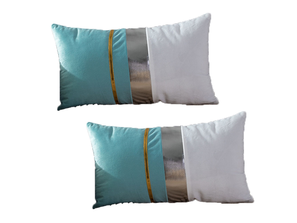 2 Fundas De Almohada De Bronceado Para El Hogar, Terciopelo Suave Y Cálido