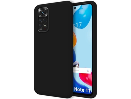 Carcasa Xiaomi Redmi Note 11 TUMUNDOSMARTPHONE Silicona Líquida Negro