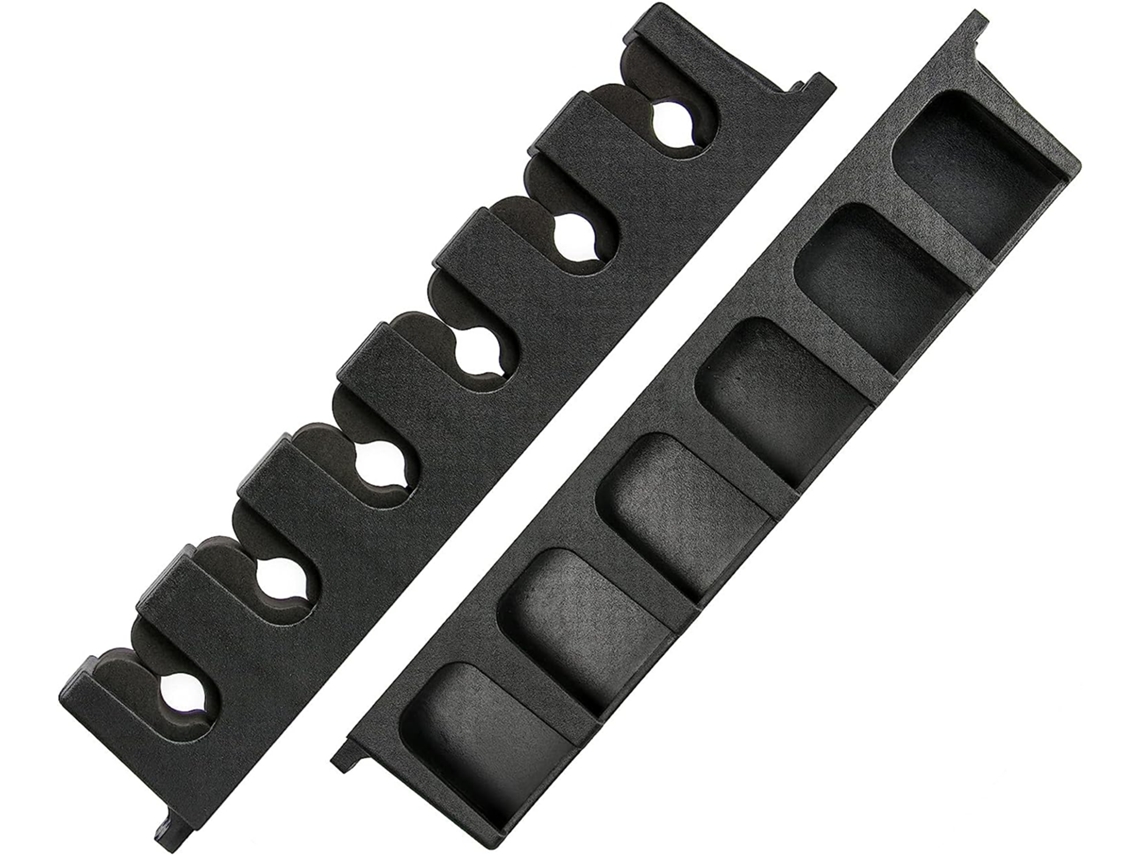 Soporte para 6 tacos de billar, soporte de pared para palos de billar, clip para varillas de mesa de billar