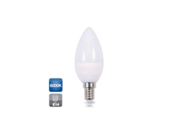 Bombilla LED tipo vela E14, 4 W, luz fría, 6000 K, 320 lm, GSC 2001561