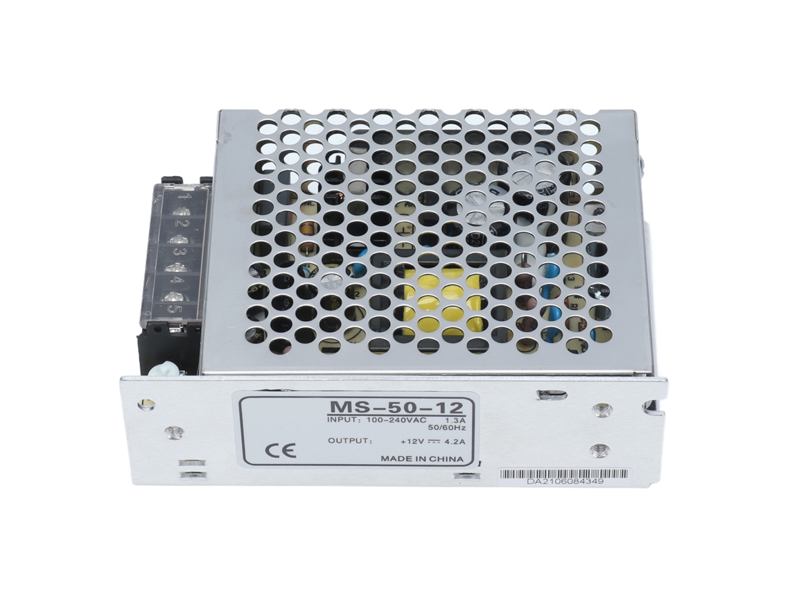 Transformador Veloriskku - Interruptor de alimentación de CA Berm 100-240V - Convertidor de conmutación para tira LED MS-50-12