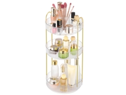 Organizador de maquillaje giratorio 360, 3 capas, gran capacidad NEVEANCE