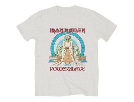 Camiseta ROCKINSTONE Iron Maiden Powerslave Egipto (XXL)