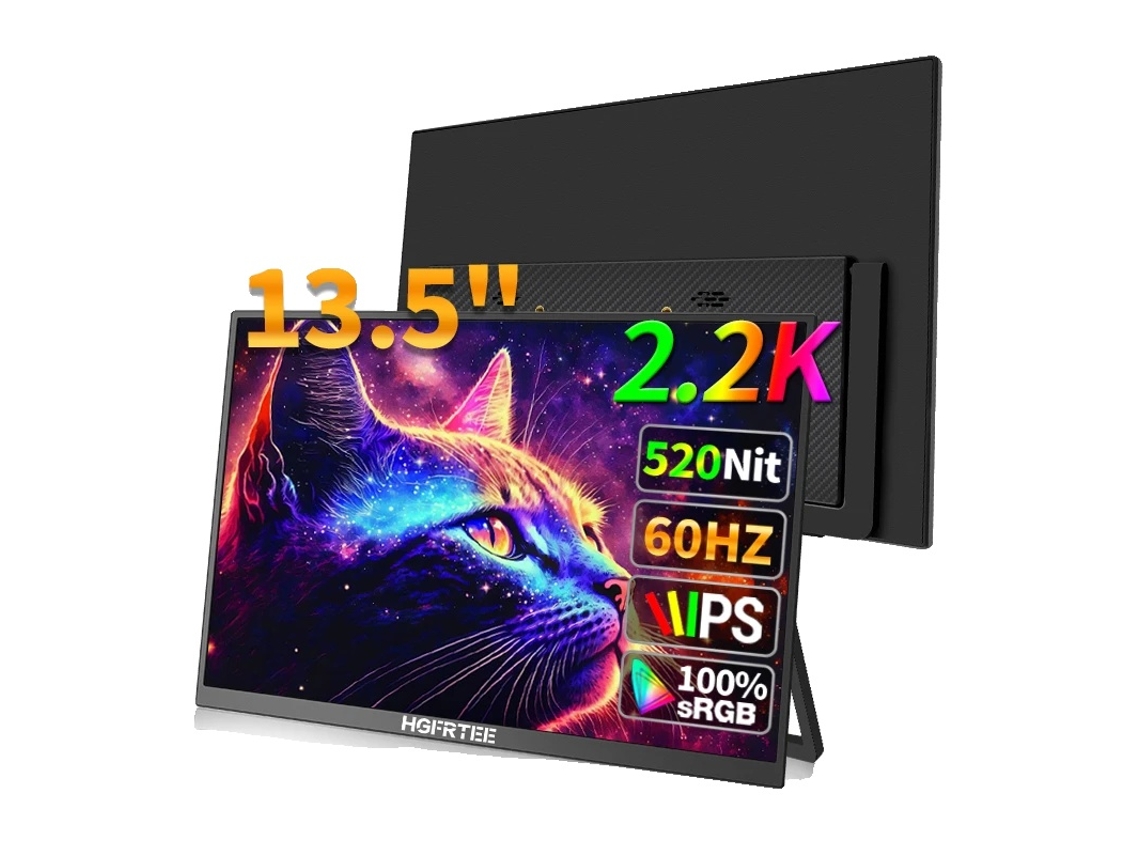 Monitor portátil, pantalla IPS de 13,5 pulgadas, resolución de 2256 x 1504, B135 Szq06l1 OEM