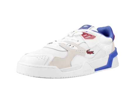 Zapatos de Hombre LACOSTE Contrasted Tongue Tecido Blanco (45)