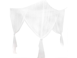 Mosquitera De Esquina Para Columna, Cuatro Puertas, Mosquitera Cuadrada Para Cama, Techo Suspendido, Blanca, 190x210x240cm