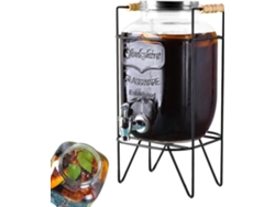 Dispensador De Bebidas De Vidrio, Recipiente Para Bebidas, Jarra De Gran Capacidad