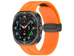 Correa para Samsung Galaxy Watch Ultra (47 mm) - Silicona - Cierre magnético plegable