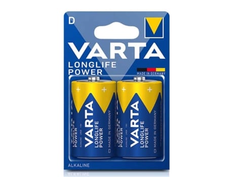 2 Pilas Longlife Power D Lr20 1.5V Alcalinas [Bl2] VARTA