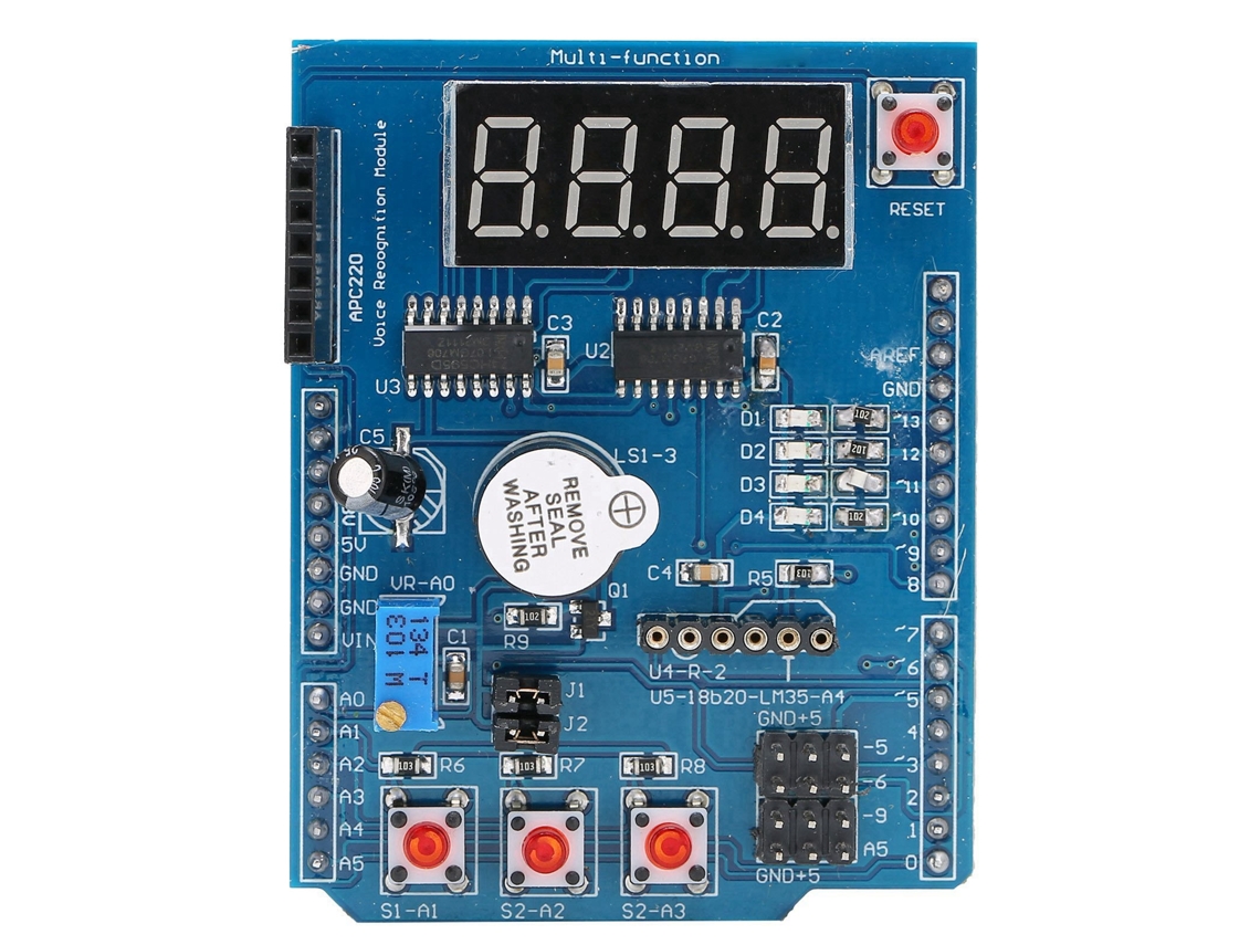 Tarjeta De Expansión Multifunción Kit Shield Sensor Accesorios De Computadora Dc 5v