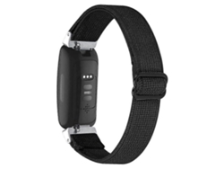 Correas de reloj inteligente para 2 personas, correas de repuesto elásticas suaves y ajustables para bicicleta eléctrica Ly (negras)