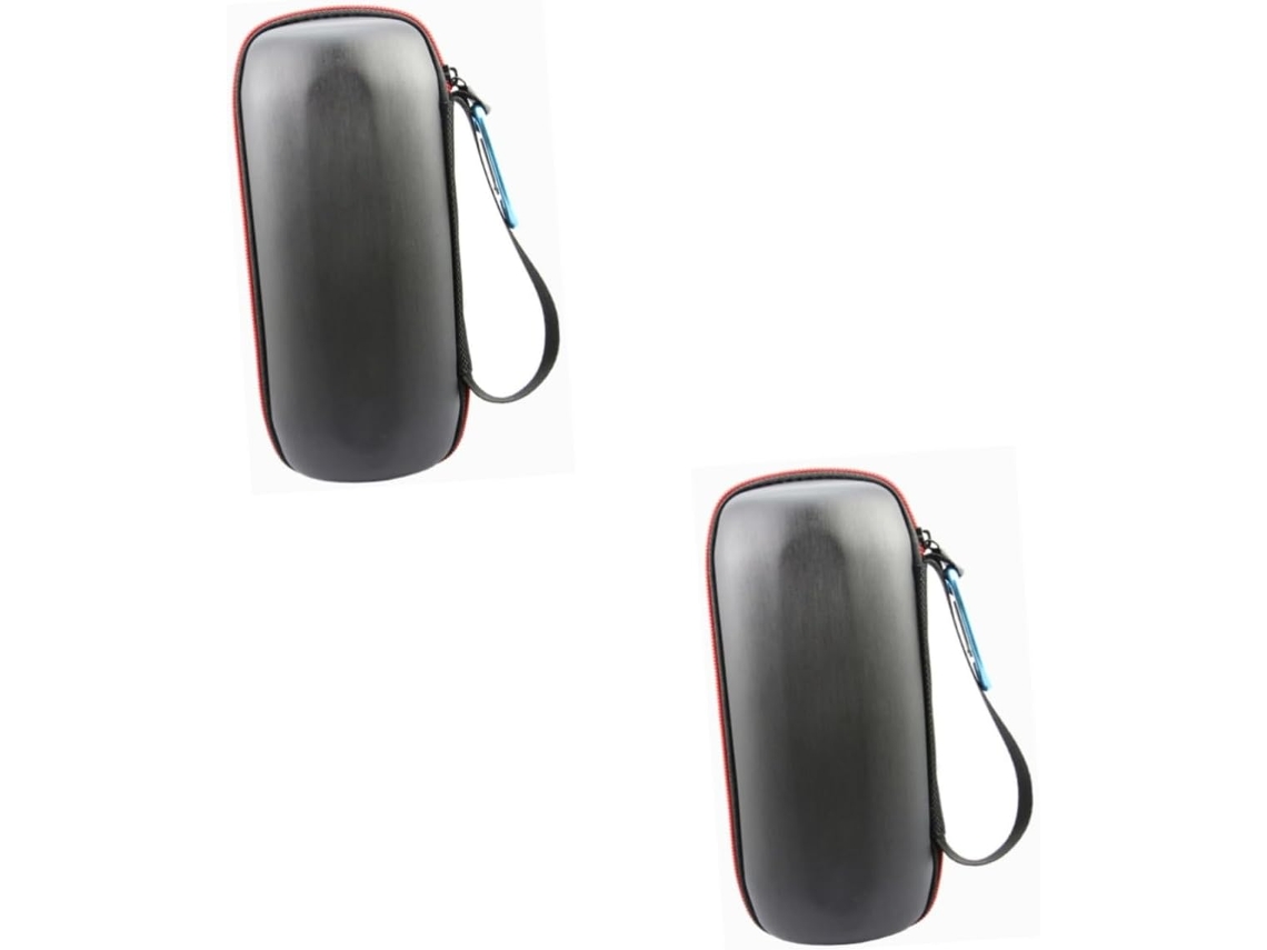 Estuche Organizador De 2 Piezas Para Altavoz Y Cargador, Portátil, De Cuero Sintético Pu, Ideal Para Viajes.