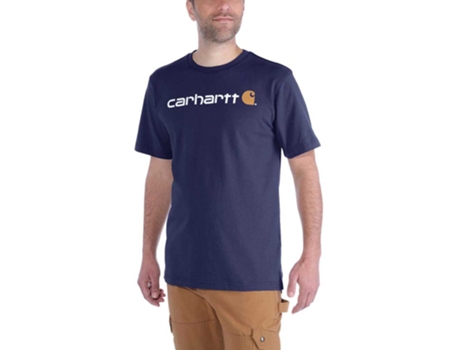 Camiseta Unisex CARHARTT Ajuste Relaxado Core Azul (XL)
