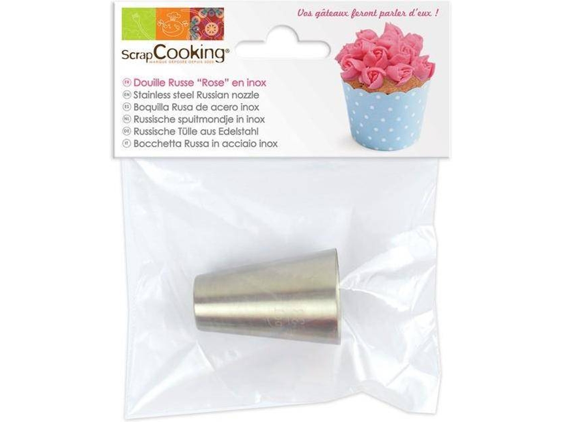 Boquilla Pastelera SCRAPCOOKING Rosa (Acero)