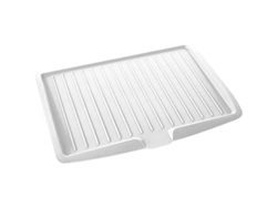 Escurridor De Platos De Plástico De Primera Calidad Para Cocina, Blanco, 17,5" X 12"