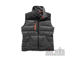 SCRUFFS T54598 Chaleco Worker, color carbón