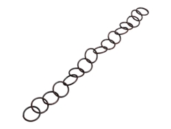 1 cadena de lluvia de metal. ALLINLESS