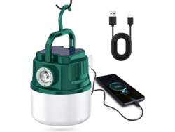 Lámpara Solar De Camping De 3000 Mah, Linterna Led Portátil Y Brillante.