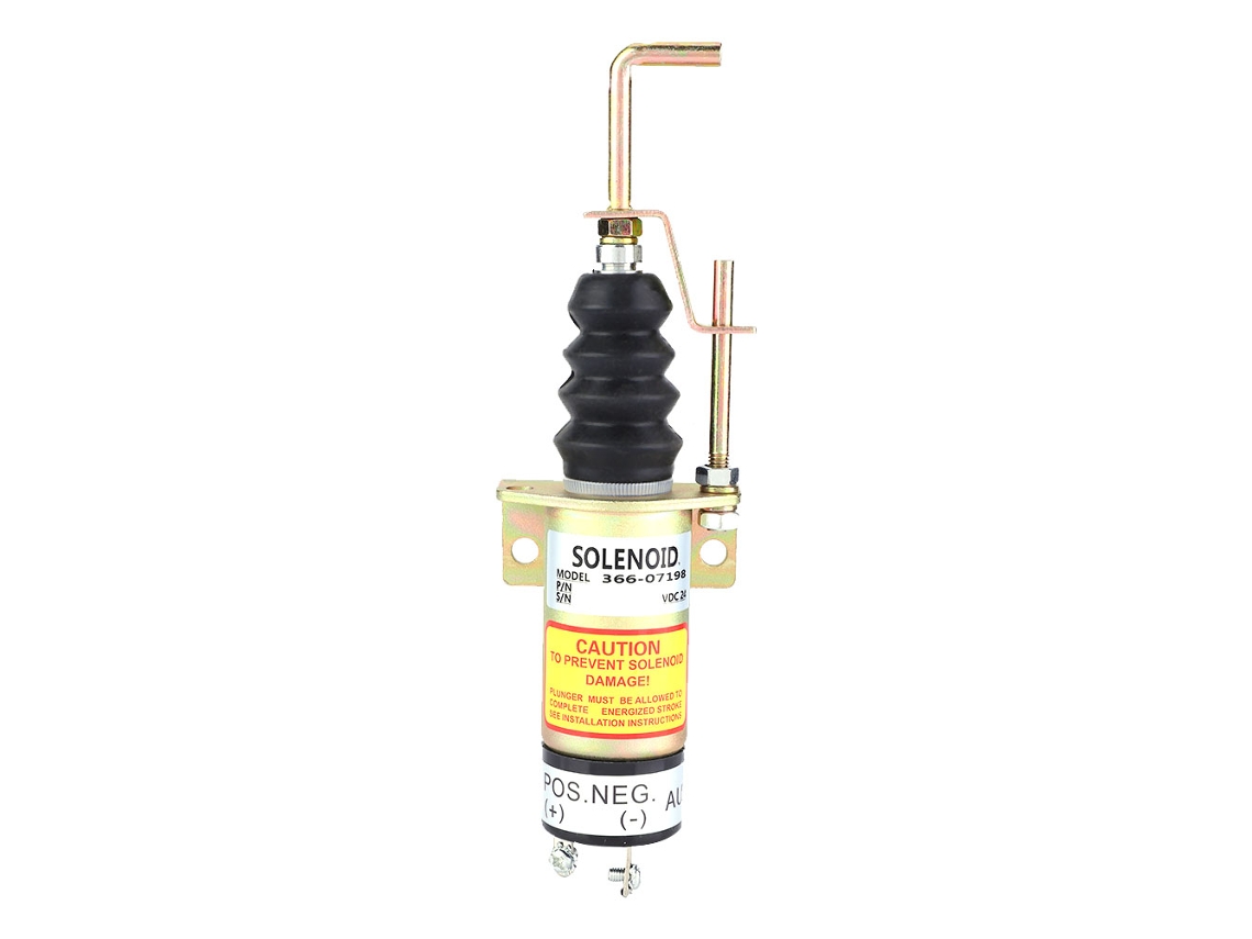 Válvula Solenoide De Cierre De Combustible Sa-3405t 366-07198 Para Generador Eléctrico De 24 V.
