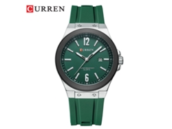 (estilo 6) Relógio Masculino Redondo À Prova D'água Com Calendário, Pulseira Redonda De Borracha, Relógio Esportivo Masculino