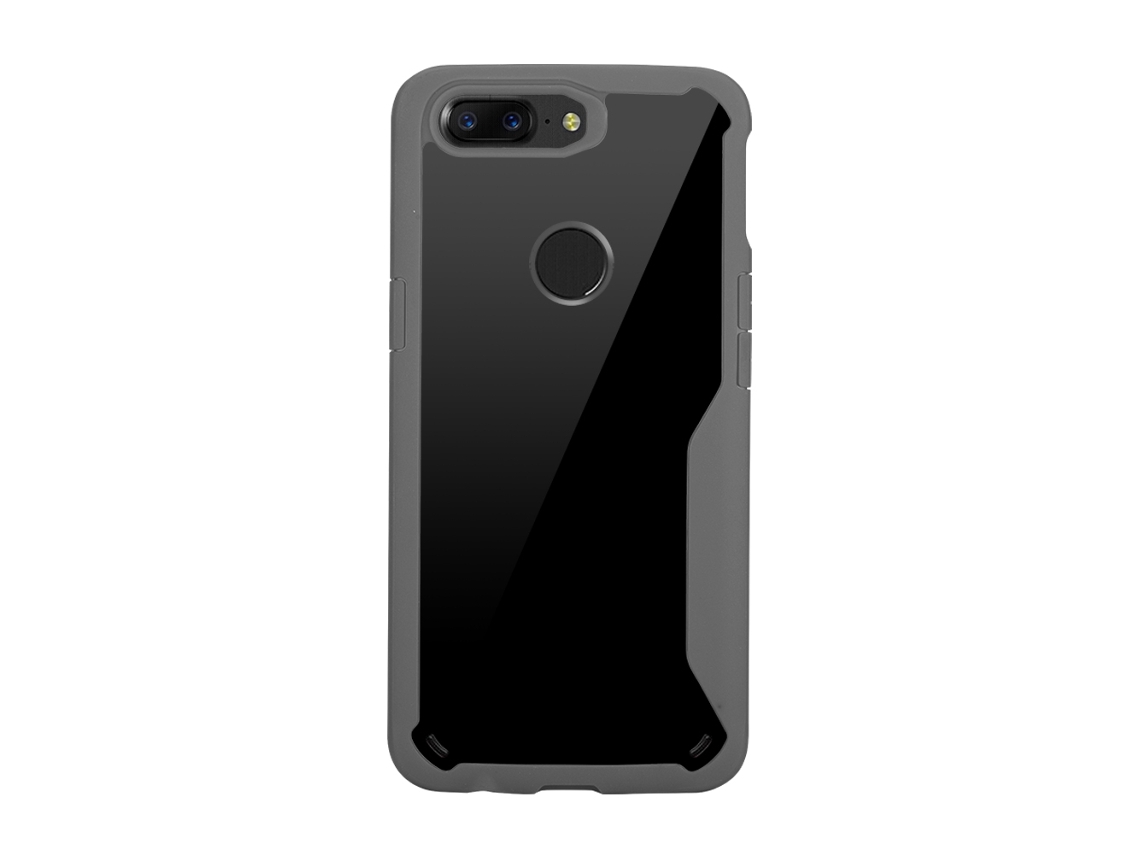 Cubierta De Teléfono (silicona Suave Y Cómoda) Adecuada Para Oneplus 5t, Funda Protectora De Teléfono Gris Dura Translúcida