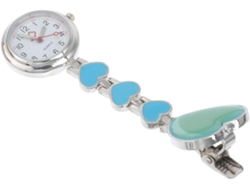 Reloj Enfermera Luminoso Diseño Creativo Aleación Estilo Colgante Centros Médicos Decoración Médica Azul