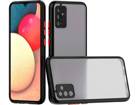 Kit Carcasa Trasera Protección Cámara + Protector de Pantalla Samsung Galaxy M52 5G GIFT4ME Negro