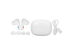 Audífonos Auriculares Con Reducción De Ruido Recargables Blanco Z-a6g Con Batería Integrada