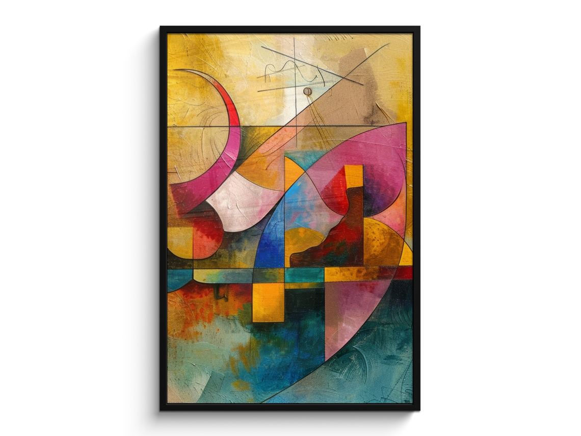 Póster Enmarcado Arte - Abstracto - Moderno 80x120 Cm