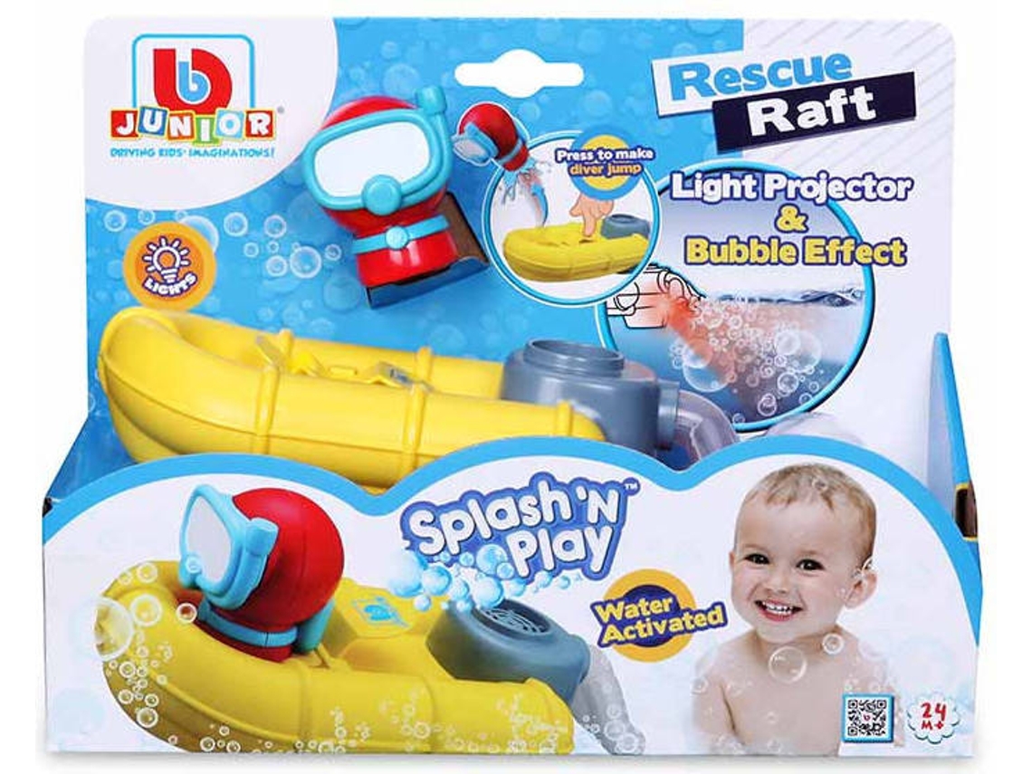 Coche Coleccionable BURAGO Junior Splash'n Play Rescue Raft (Edad Mínima: 2)