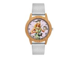 Reloj Unisex De Cuarzo Con Correa De Malla De Acero Dial Redondo Números Romanos Plata Zhoulianfa